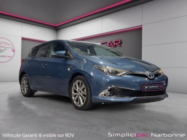 Toyota auris hybride 136h executive keyless sièges chauffants caméra garantie 12 mois occasion simplicicar narbonne...