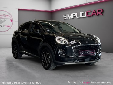 Ford puma 1.0 flexifuel 125 ch mhev ss bvm6 titanium camera - carplay - full led - jantes 17 occasion simplicicar strasbourg...