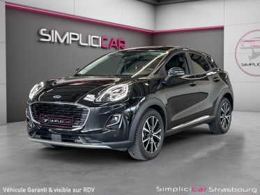 Ford puma 1.0 flexifuel 125 ch mhev ss bvm6 titanium camera - carplay - full led - jantes 17 occasion simplicicar strasbourg...