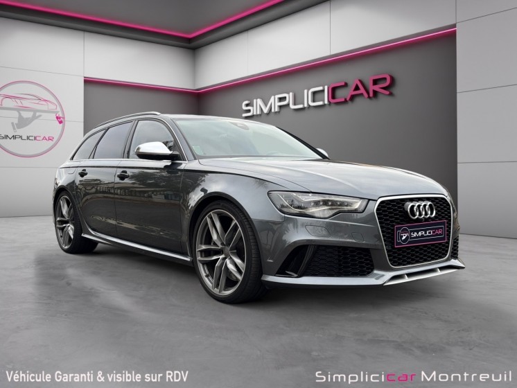 Audi rs6 avant v8 4.0 tfsi 560 quattro tiptronic 8/entretien a jour /toit ouvrant/bose/sieges chauffants/garantie 12 mois... Audi rs6 avant v8 4.0 tfsi 560 quattro tiptronic 8/entretien a jour /toit ouvrant/bose/sieges chauffants/garantie 12 mois...