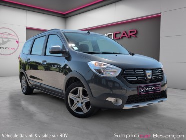 Dacia lodgy blue dci 115 7 places stepway / attelage / car play occasion simplicicar besanÇon simplicicar simplicibike france
