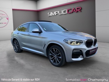 Bmw x4 g02 xdrive20d 190 ch m sport / toit ouvrant / harman kardon / 360 / sieges elec / garantie 12 mois occasion...