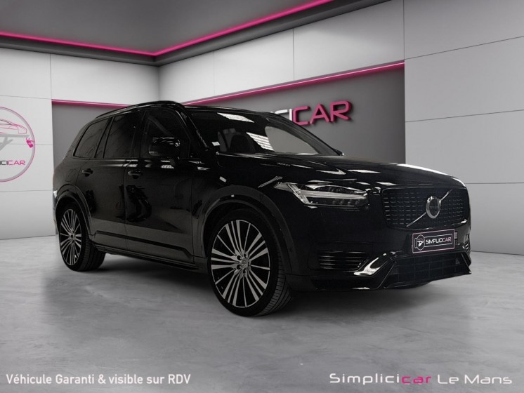 Volvo xc90 t8 awd 30387 ch geartronic 8 7pl r-design occasion simplicicar le mans simplicicar simplicibike france