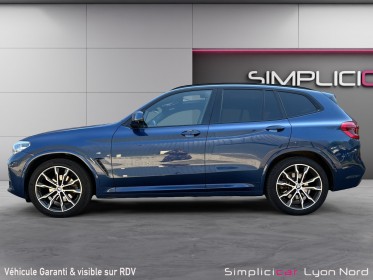 Bmw x3 g01 xdrive20d 190ch bva8 msport  full options toit ouvrant hud attelage surpiqure cuir carplay gestuel mode jantes 20...