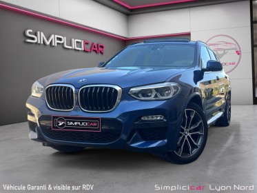 Bmw x3 g01 xdrive20d 190ch bva8 msport  full options toit ouvrant hud attelage surpiqure cuir carplay gestuel mode jantes 20...