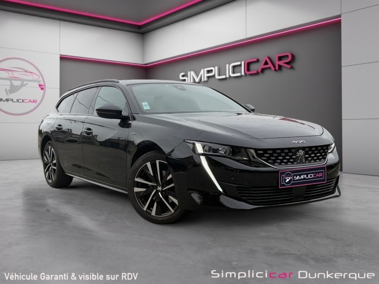 Peugeot 508 sw bluehdi 130 ch ss eat8 gt camera 360 caméra de recul radar avant arrière carplay keyless occasion...