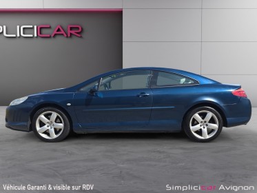 Peugeot 407 coupe 2.7 hdi v6 bi-turbo 204ch sport pack int cuir blanc / sièges av Élec  chauffants / vente vidange occasion...