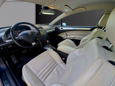 Peugeot 407 coupe 2.7 hdi v6 bi-turbo 204ch sport pack int cuir blanc / sièges av Élec  chauffants / vente vidange occasion...