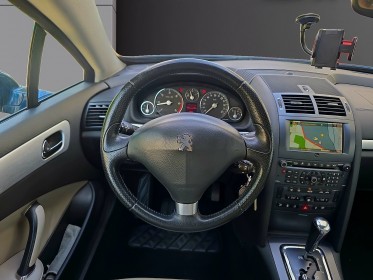 Peugeot 407 coupe 2.7 hdi v6 bi-turbo 204ch sport pack int cuir blanc / sièges av Élec  chauffants / vente vidange occasion...
