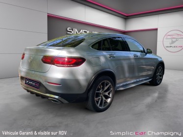 Mercedes glc coupe 220 d 9g-tronic 4matic amg line apple car play -intérieur cuir noir -toit ouvrant caméra et bip ar......