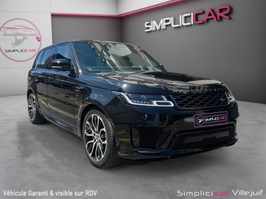 Land-rover range rover sport p400e phev 2.0l 404ch hse, garantie 12mois, full options, toit ouvrant occasion simplicicar...