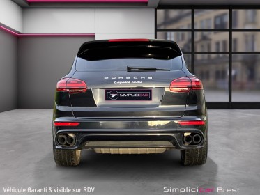 Porsche cayenne 4.8 v8 520 ch turbo tiptronic toit ouvrant panoramique-garantie 12 mois occasion simplicicar brest...