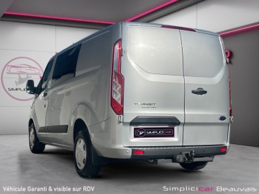 Ford transit custom cabine approfondie l1h1 2.0 ecoblue 130 6 places trend business garantie 12mois occasion parc voitures...