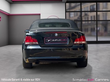 Bmw serie 1 cabriolet e88 lci 118i 143 ch luxe occasion cannes (06) simplicicar simplicibike france