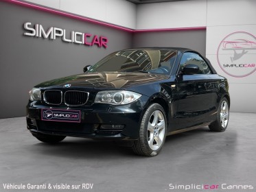 Bmw serie 1 cabriolet e88 lci 118i 143 ch luxe occasion cannes (06) simplicicar simplicibike france