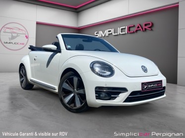 Volkswagen coccinelle cabriolet 1.4 tsi 150 bmt dsg7 couture exclusive - 2017, carplay, caméra, sièges cuir et chauffants...