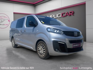 Fiat scudo cabine approfondie fixe 2.0 multijet 180 bva long pro lounge occasion simplicicar limoges  simplicicar...
