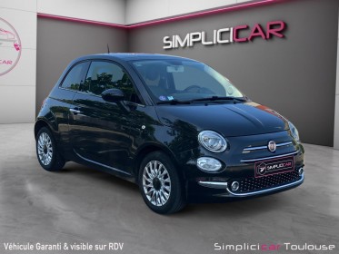 Fiat 500 serie 6 1.2 69ch lounge/toit ouvrant électrique/cuir/radar/carplay occasion toulouse (31) simplicicar simplicibike...