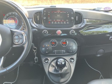 Fiat 500 serie 6 1.2 69ch lounge/toit ouvrant électrique/cuir/radar/carplay occasion toulouse (31) simplicicar simplicibike...