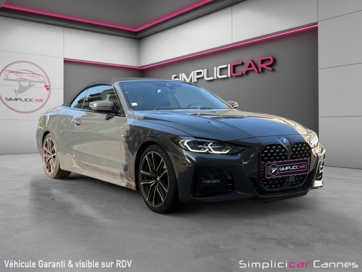 Bmw serie 4 cabriolet g23 420i 184 ch bva8 m sport occasion cannes (06) simplicicar simplicibike france Bmw serie 4 cabriolet g23 420i 184 ch bva8 m sport occasion cannes (06) simplicicar simplicibike france