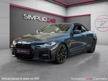Bmw serie 4 cabriolet g23 420i 184 ch bva8 m sport occasion cannes (06) simplicicar simplicibike france