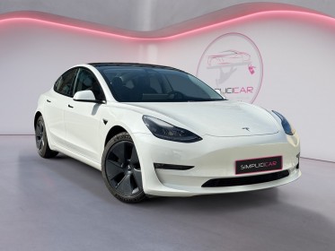 Tesla model 3 grande autonomie  awd occasion simplicicar orgeval  simplicicar simplicibike france