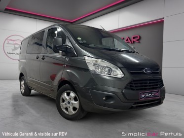 Ford transit custom cabine approfondie 290 l1h1 2.0 tdci 170 limited occasion simplicicar pertuis  simplicicar simplicibike...