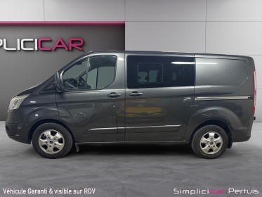 Ford transit custom cabine approfondie 290 l1h1 2.0 tdci 170 limited occasion simplicicar pertuis  simplicicar simplicibike...