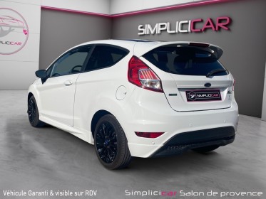 Ford fiesta 1.0 ecoboost 100 ss white / radars arrières / bluetooth / courroie ok occasion simplicicar salon de provence...