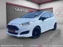 Ford fiesta 1.0 ecoboost 100 ss white / radars arrières / bluetooth / courroie ok occasion simplicicar salon de provence...