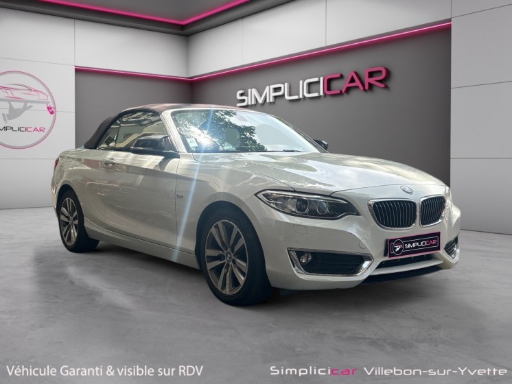 Bmw serie 2 cabriolet f23 225d luxury 224 ch sièges chauffants caméra de recul garantie 12 mois occasion simplicicar...