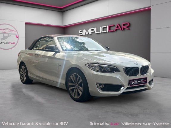 Bmw serie 2 cabriolet f23 225d luxury 224 ch sièges chauffants caméra de recul garantie 12 mois occasion simplicicar...