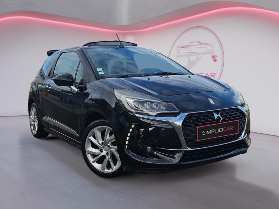 Ds ds3 cabriolet 110 eat6 sport chic / full leds / caméra de recul / distribution neuve occasion simplicicar orgeval ...