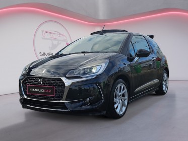 Ds ds3 cabriolet 110 eat6 sport chic / full leds / caméra de recul / distribution neuve occasion simplicicar orgeval ...