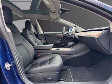 Tesla model 3 standard range plus rwd - 400km d'autonomie 60kw - bleu outremer métallisé occasion simplicicar rennes...