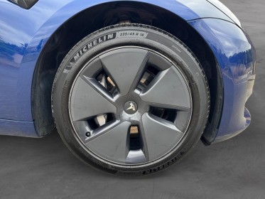 Tesla model 3 standard range plus rwd - 400km d'autonomie 60kw - bleu outremer métallisé occasion simplicicar rennes...