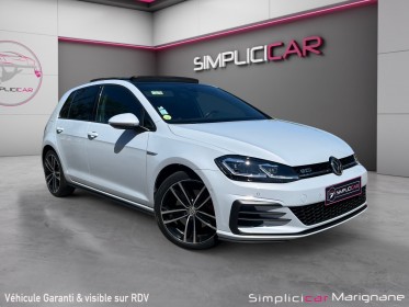 Volkswagen golf 2.0 tdi 184 bluemotion technology fap dsg7 gtd-toit panoramique-camera de recul-carplay-garantie 12 mois-...