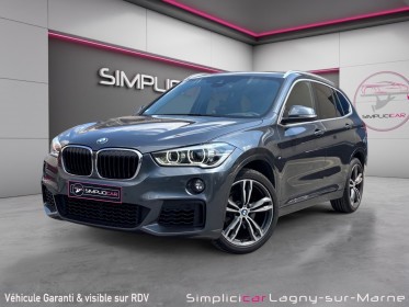 Bmw x1 f48 sdrive 18i 140 ch dkg7 m sport - toit ouvrant - sieges electriques et chauffants en cuir occasion simplicicar...