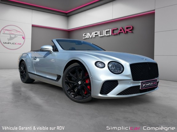 Bentley continental gtc s v8 4.0 550 ch bva - premiere main - full - faible km - immat fr - occasion simplicicar compiegne...