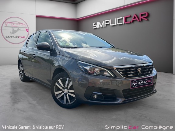 Peugeot 308 allure bluehdi 130ch bvm6 - camera- carplay - distrib ok - occasion simplicicar compiegne simplicicar...