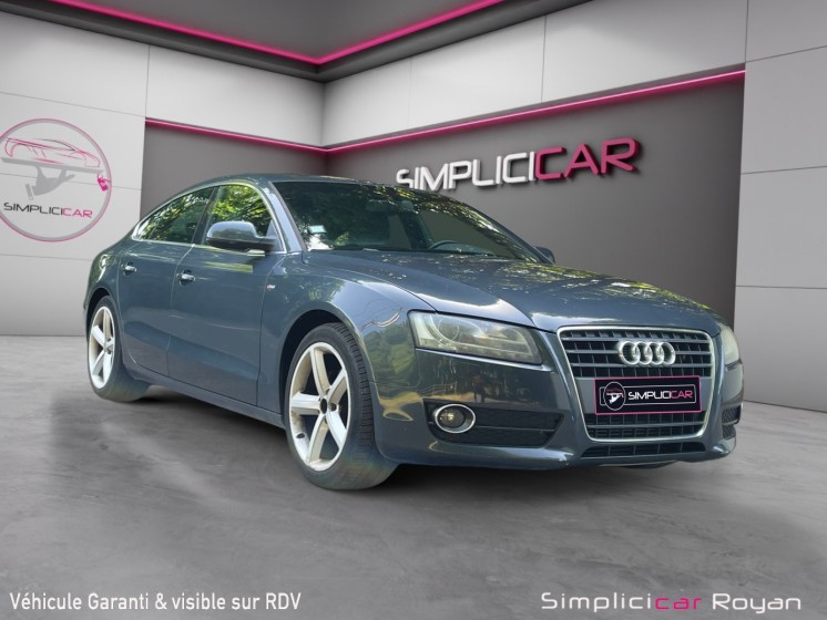 Audi a5 sportback 2.0 tdi 143cv s line dpf garantie 12 mois occasion simplicicar royan simplicicar simplicibike france Audi a5 sportback 2.0 tdi 143cv s line dpf garantie 12 mois occasion simplicicar royan simplicicar simplicibike france