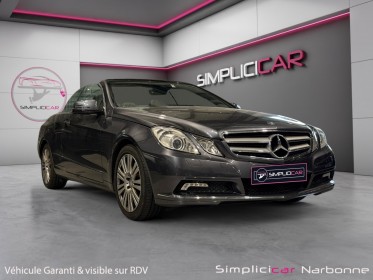 Mercedes classe e cabriolet 350 cdi blueefficiency executive a sièges électriques chauffants clim garantie 12 mois occasion...