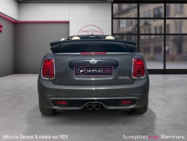 Mini cabriolet f57 cooper s 192 ch bva6 finition red hot chili occasion simplicicar rennes simplicicar simplicibike france