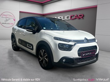 Citroen c3 c3 puretech 110 ss eat6 shine entretien constructeur apple car play caméra de recul garantie 12 mois occasion...