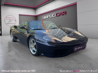 Ferrari 360 modena spider cabriolet v8 f1, sort de révision, distribution neuve, ligne tubistyle occasion montreuil (porte...