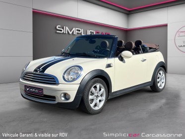Mini r57 cabriolet cooper 1.6 i 16v 120 cv chili occasion simplicicar carcassonne simplicicar simplicibike france