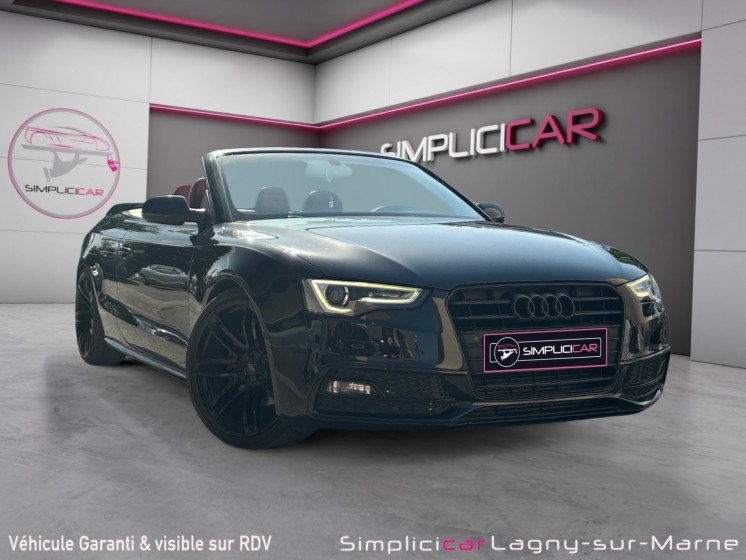 Audi a5 cabriolet v6 3.0 tdi 204 avus multitronic 8 a - intérieur rouge - sièges electrique à mémoire occasion... Audi a5 cabriolet v6 3.0 tdi 204 avus multitronic 8 a - intérieur rouge - sièges electrique à mémoire occasion...