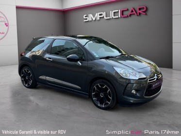 Citroen ds3 thp 155 sport chic/gps/radar de recul/eclairage d’ambiance occasion paris 17ème (75)(porte maillot)...