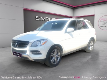 Mercedes classe m ml 350 bluetec 4matic sport a occasion simplicicar livry gargan simplicicar simplicibike france