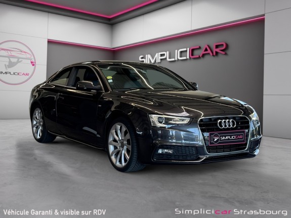 Audi a5 2.0 tdi 177 s line multitronic feux xenon - jantes 19 - radar av/ar - audio hifi occasion simplicicar strasbourg...